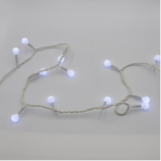 Гірлянда-нитка (String-Lights) 200W-6-1 внутрішня, пров.: білий, 12м (Білий)