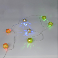 Гірлянда-нитка (String-Lights) 20Parts-M внутрішня, пров.:прозорий, 3м (Різнокольорова)