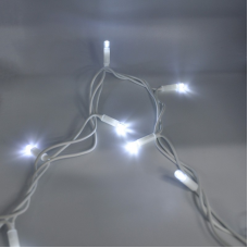 Гірлянда-нитка (String-Lights) 3.3M100L-W-1 зовнішня, пров.:білий, 10м (Білий)