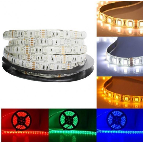 Льод стрічка LED 5050 - 12W Blue, Green, Red, White (синя, зелена, червона, біла)