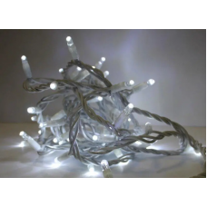 Гірлянда вулична Нитка 20 метрів 200 ламп Білий дріт Білий