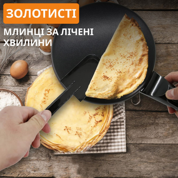 Сковорода для блинов электрическая 20 см 650 Вт сковорода для блинов антипригарная Sokany SK-5208