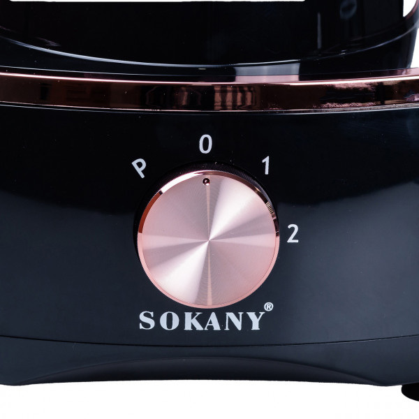 Кухонний комбайн 7 в 1 1000 Вт міксер кавомолка м'ясорубка та слайсер Sokany