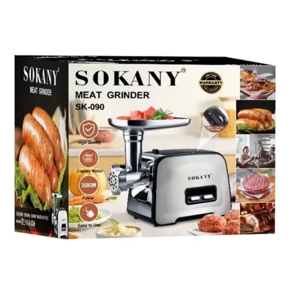 М'ясорубка професійна електрична 3500 Вт Sokany SK-090