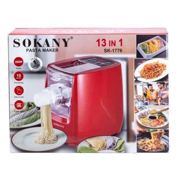 Лапшерезка электрическая Sokany Noodle Maker 260 Вт машинка для приготовления макарон