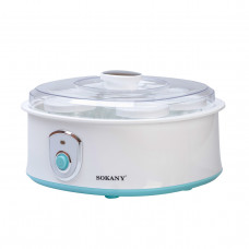 Йогуртниця електрична Sokany Yogurt Maker з баночками та таймером