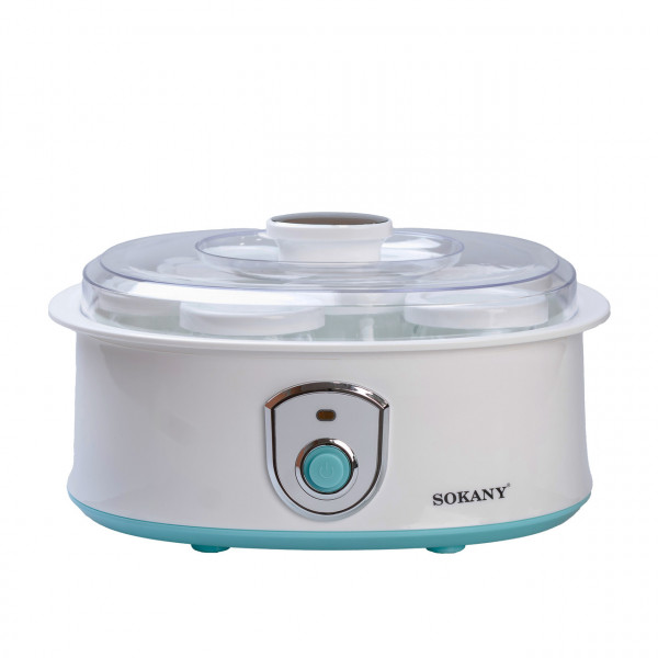 Йогуртниця електрична Sokany Yogurt Maker з баночками та таймером