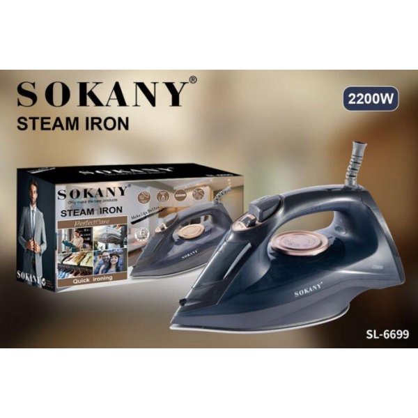 Праска з парогенератором Sokany Steam Iron 2200W праска парова