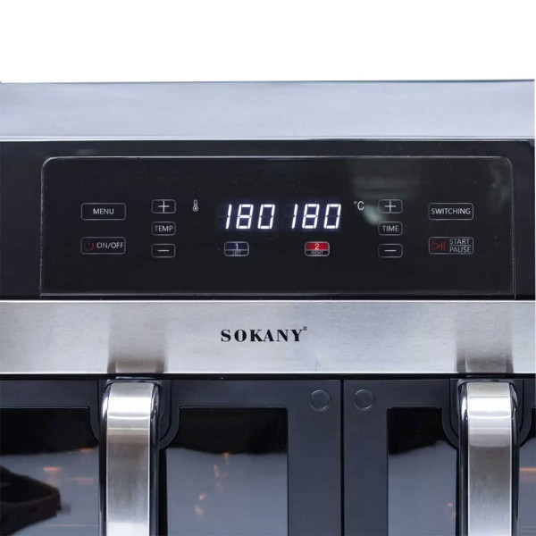 Аерогриль-фритюрниця SOKANY SK-10034 11 л 2800 Вт з сенсорним керуванням