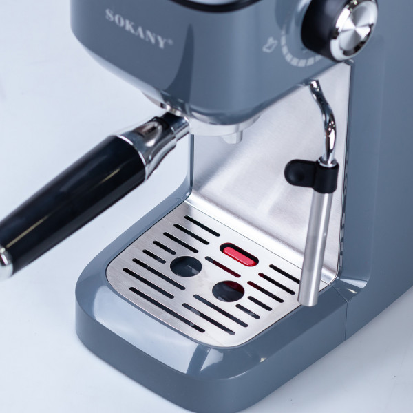 Кофеварка рожковая Sokany Cofee Maker 1.2л эспрессо кофеварка для дома
