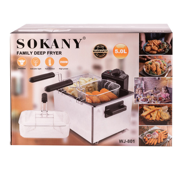 Професійна Фритюрниця SOKANY 5 літрів