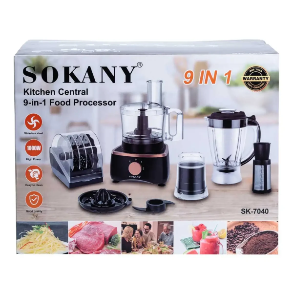 Кухонний комбайн Sokany багатофункціональний 7 в 1