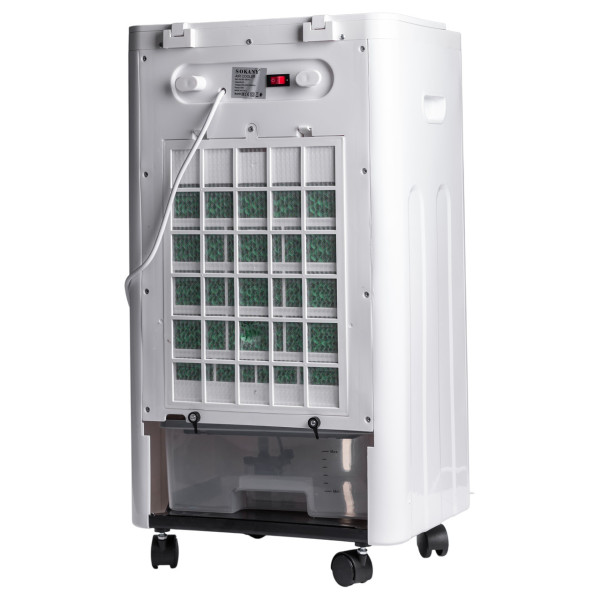 Мобильный кондиционер 75 Вт с ионизацией, таймером и баком 9 л SOKANY SK-19016