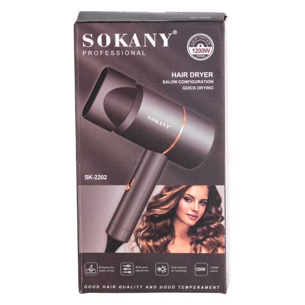 Фен для волосся з концентратором 1200 Вт Sokany SK-2202