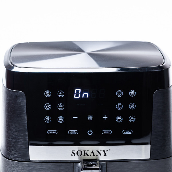 Мультипечь аэрогриль 8.5 л сенсорный экран Sokany SK-10004
