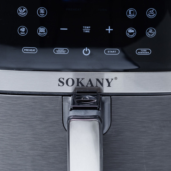 Мультипечь аэрогриль 8.5 л сенсорный экран Sokany SK-10004