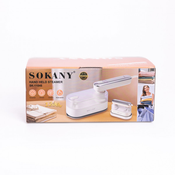 Дорожный утюг с парогенератором Sokany 1200 Вт Белый SK-11045