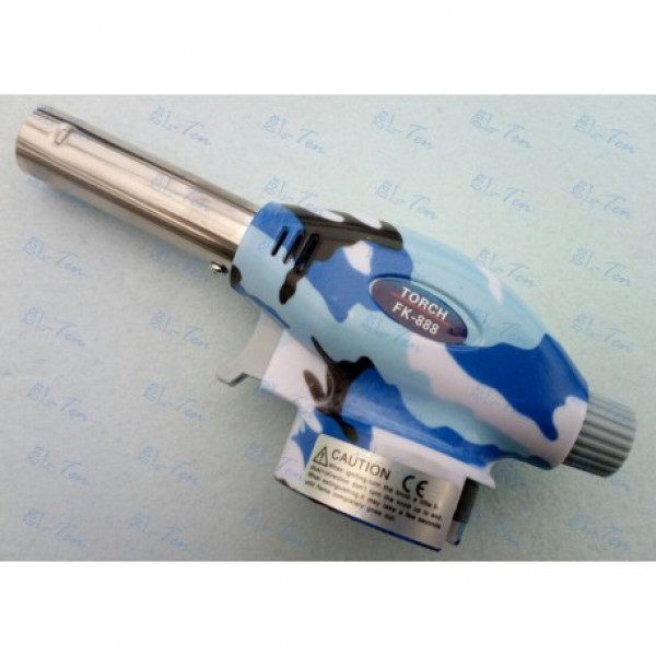Газовий пальник з п'єзопідпалом MULTI PURPOSE TORCH FK-888 для пайки, кухні, кемпінгу та розпалу