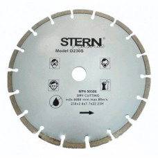 Диск алмазний STERN S (сегмент) 230x2.6x22.2