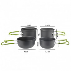 Набір посуду похідний Cooking Set SY-201
