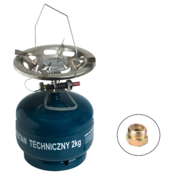 Газовий балон металевий GZWM SA 4,8 л з п'єзопідпалом.