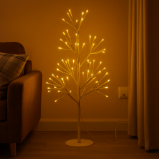 Світлодіодне декоративне дерево 60 см, 80 LED, Жовтий 