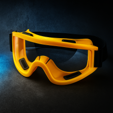 Окуляри захисні Vision Gold Pro з полікарбонатною антивідблисковою лінзою, жовта оправа