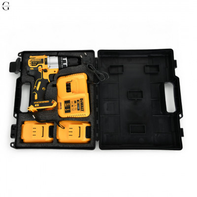 Шуруповерт DeWALT 24V Бесщеточный + 2 АКБ 4Ah + Металлический патрон №3