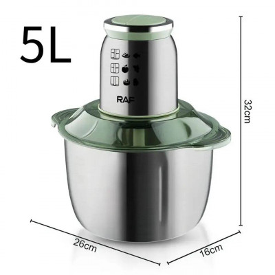 Блендер подрібнювач RAF R.7014 5L 1000 Вт №0