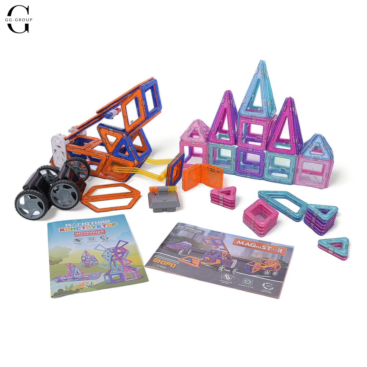 Магнитный конструктор Magical 104 детали Magnit/Magical/LIMO TOY №2