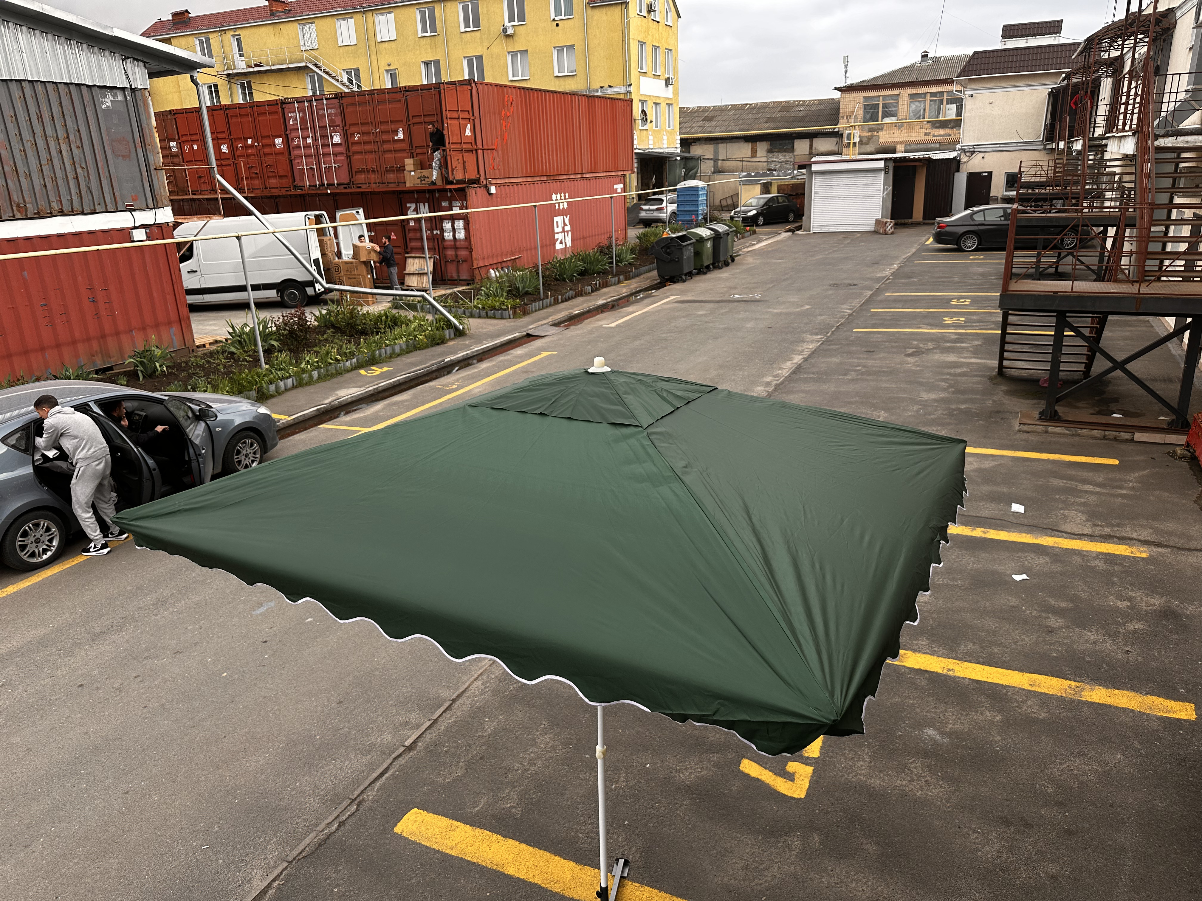 Зонт Monsen 2.5×2.5 м (вн. 2.15 м), UV-защита, ветровой клапан, регулировка высоты, Турция №1
